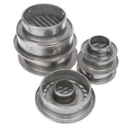 Решетки вентиляционные круглые из нержавеющей стали, 7080100120150160180 мм, 1 шт.