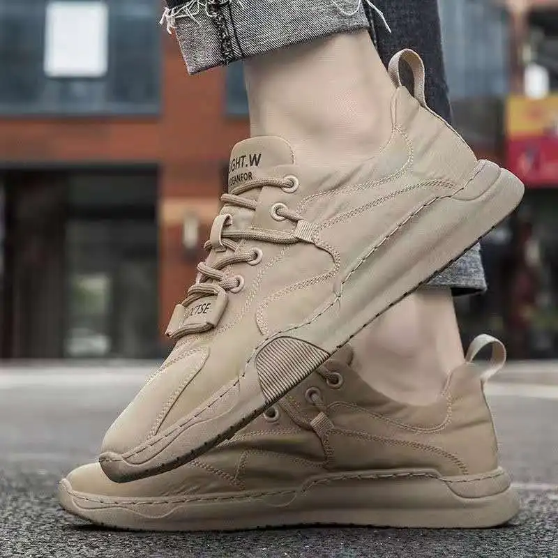 Мужские 2020 новые модные повседневные туфли для вождения летние дышащие