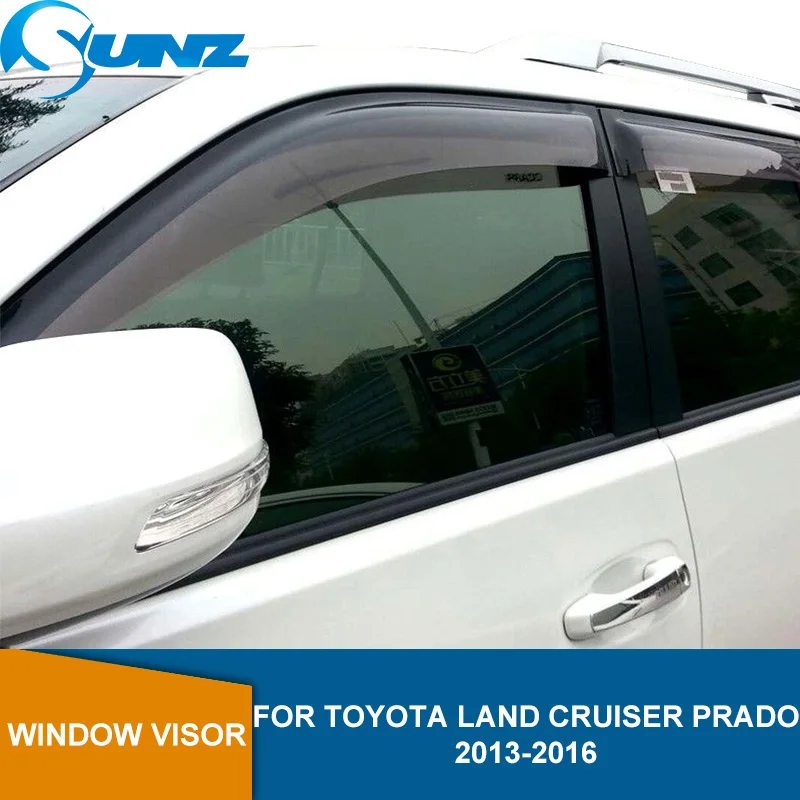 Боковые оконные дефлекторы для Toyota Land Cruiser Prado 2013 2014 2015 2016 ветрозащитные козырьки