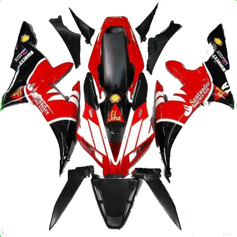 ABS обтекатель настроить бесплатно для YAMAHA красный черный кузова 02 03 YZF1000 YZF R1 2002 2003 yzf r1 части корпуса Aftermarket