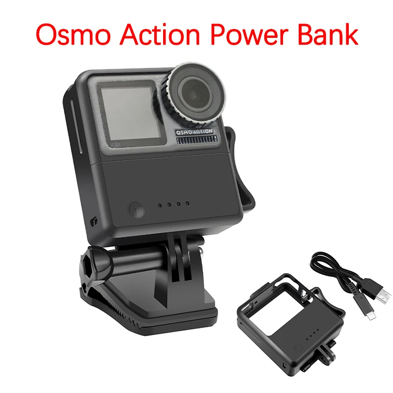 Портативное зарядное устройство для DJI Osmo Action S port s, 2600 мАч, быстрая зарядка, порт USB S, адаптер питания, аксессуары