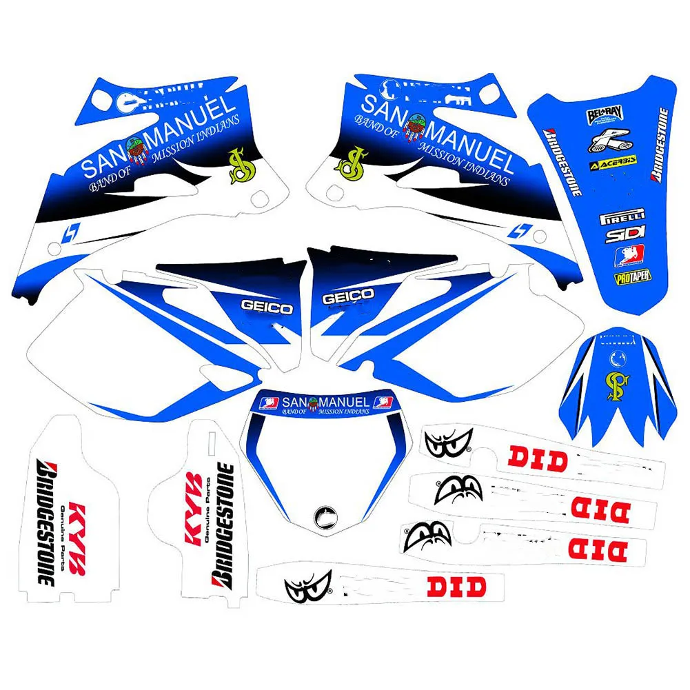 Motocross 3M GRAPHICS STICKERS BACKGROUND DECALS Kits For yamaha YZF250 YZF450 2006 2007 2008 2009 YZ250F YZ450F YZF 250 450 | Автомобили