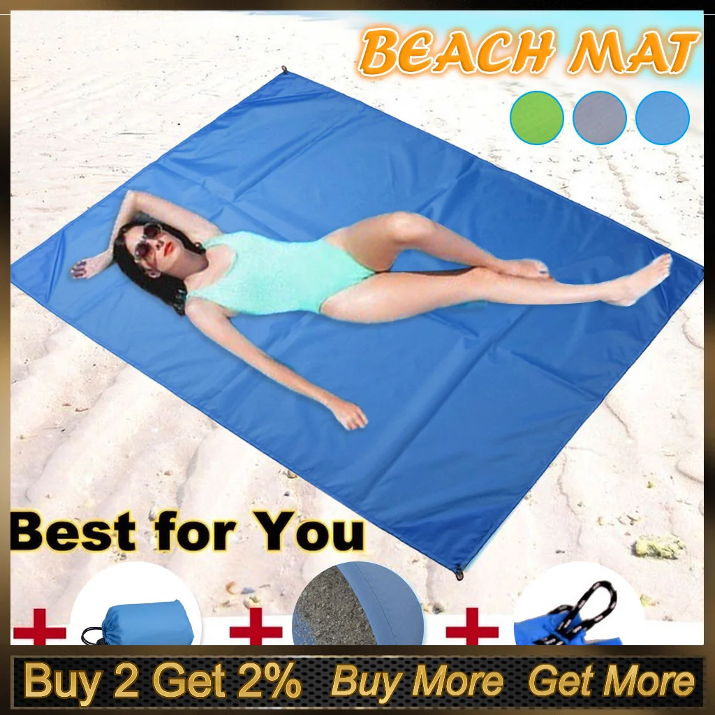 Туристическое одеяло для пикника пляжный коврик без песка напольное наждачного