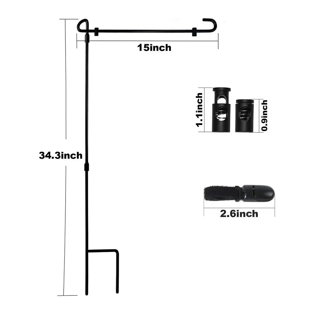 1 шт. Садовый флаг стенд металлический флагшток держатель баннер для дома на