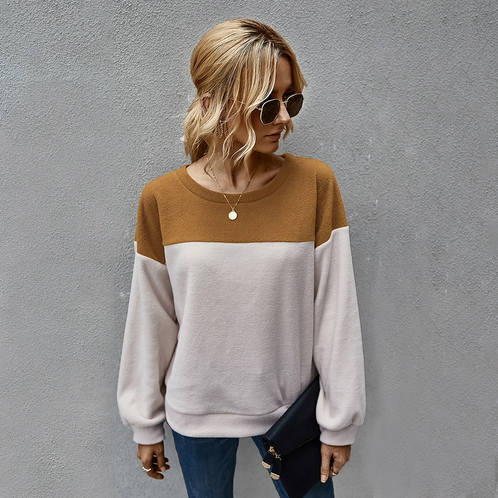 

Winter Autumn Multicolor Pullover Sweatshirt Female Long Sleeve Loose Fleece Thick Hoodies Women Casual Tracksuit Tops Oversize
