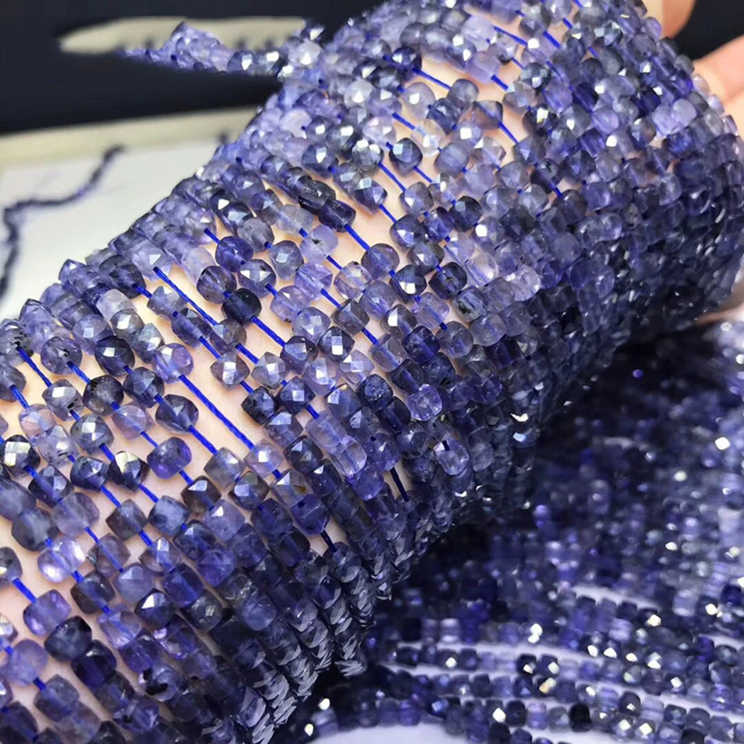 Аквамарин Аметист иолит Пренит Турмалин натуральный драгоценный камень