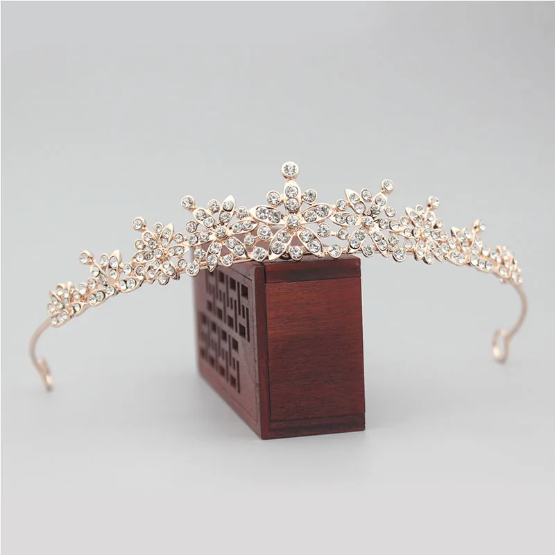 New Fashion Bridal Rhinestone Tiaras and Crowns Headband Women Wedding Hair Jewelry Accessories Band Gift | Украшения и