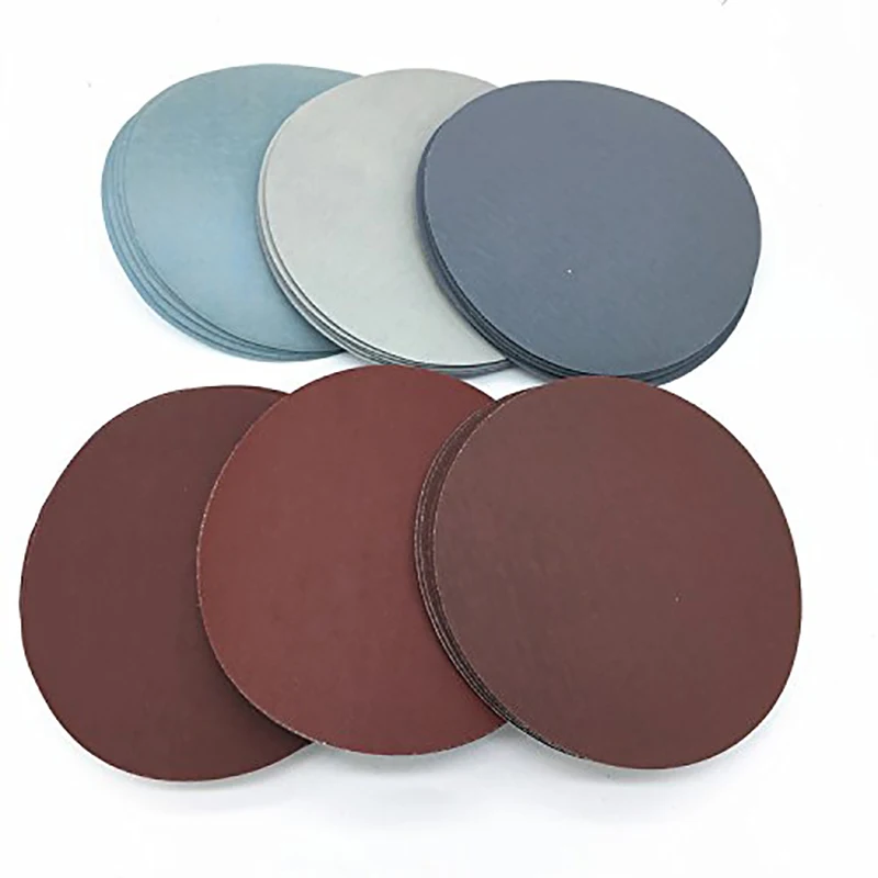 

30Ps 150Mm /6 Inch Grit 1000 /1500 /2000 /3000/ 5000/ 7000 Sanding Discs Hook Loop Sandpaper Round Sandpaper Disk Sand Sheet