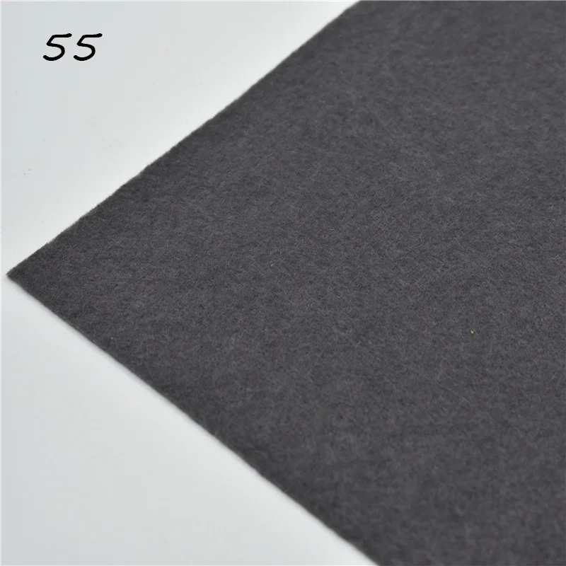Felt 55 1 шт., ручная работа, фетровые цветы, ручная работа, для кукол, для валяния, шерсть 30/15 см, 60 цветов - Цвет: Felt 55