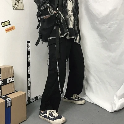 Новая Осенняя женская одежда Harajuku Dark Department застежка в форме кольца с большими