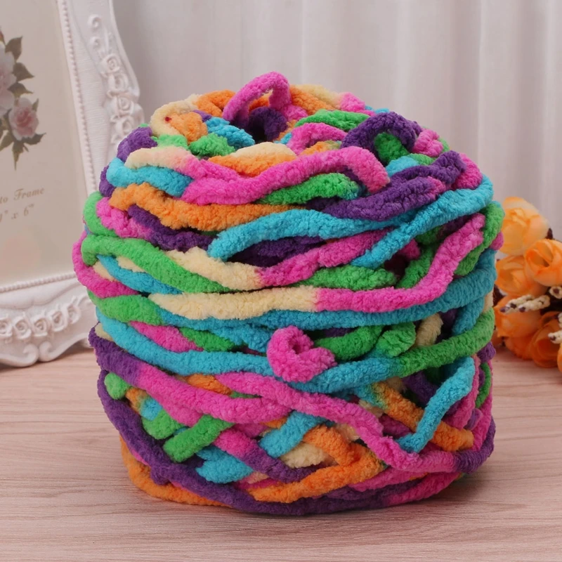 

100g/1ball Soft Cotton Hand Knitting Yarn Chunky Woven Bulky Crochet Worested