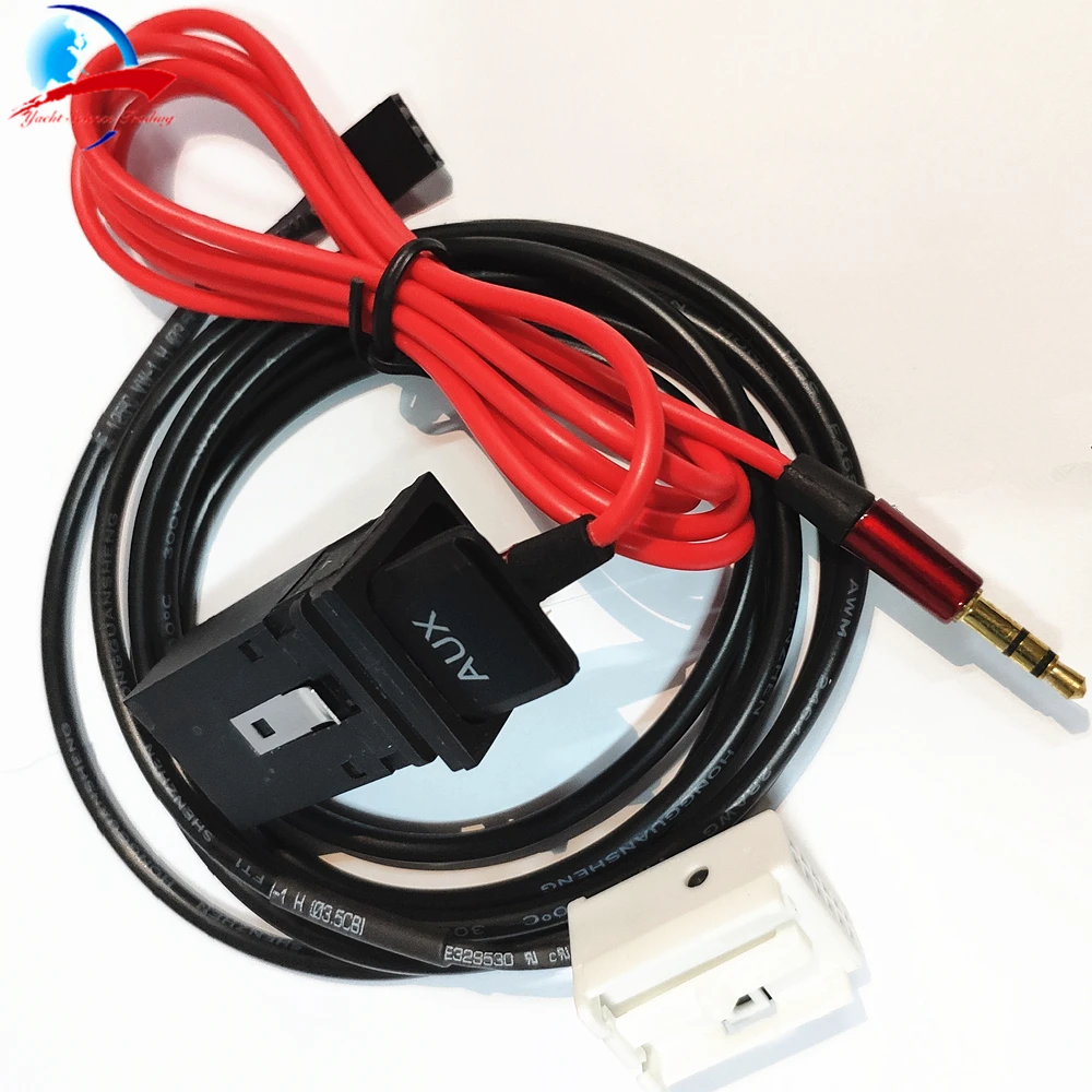 1 шт. кабель переключения AUX USB адаптер для RCD510 RNS510 RNS315 RCD310 RCD300 VW Golf/GTI/R MK5 MK6 Jetta 5KD035724 GW