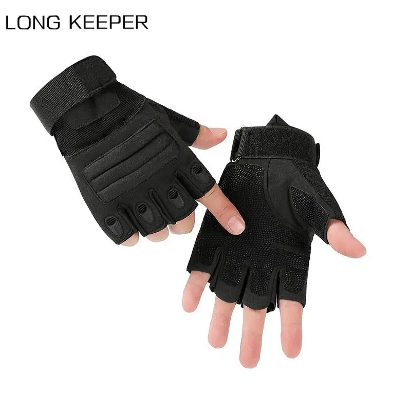 

Men Tactical Gloves Military Army Outdoor Sports Anti-Skid Mittens Half Finger Women Shooting Hunting Fitness Fingerless Gloves