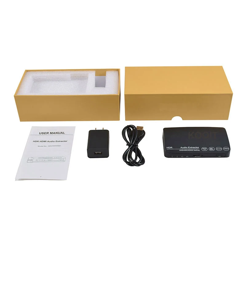 Сплиттер аудио HDR 1x3 4K HDCP 2 ARC Switch совместимый с HDMI сплиттер поддержкой 0 60 Гц 1 в 3