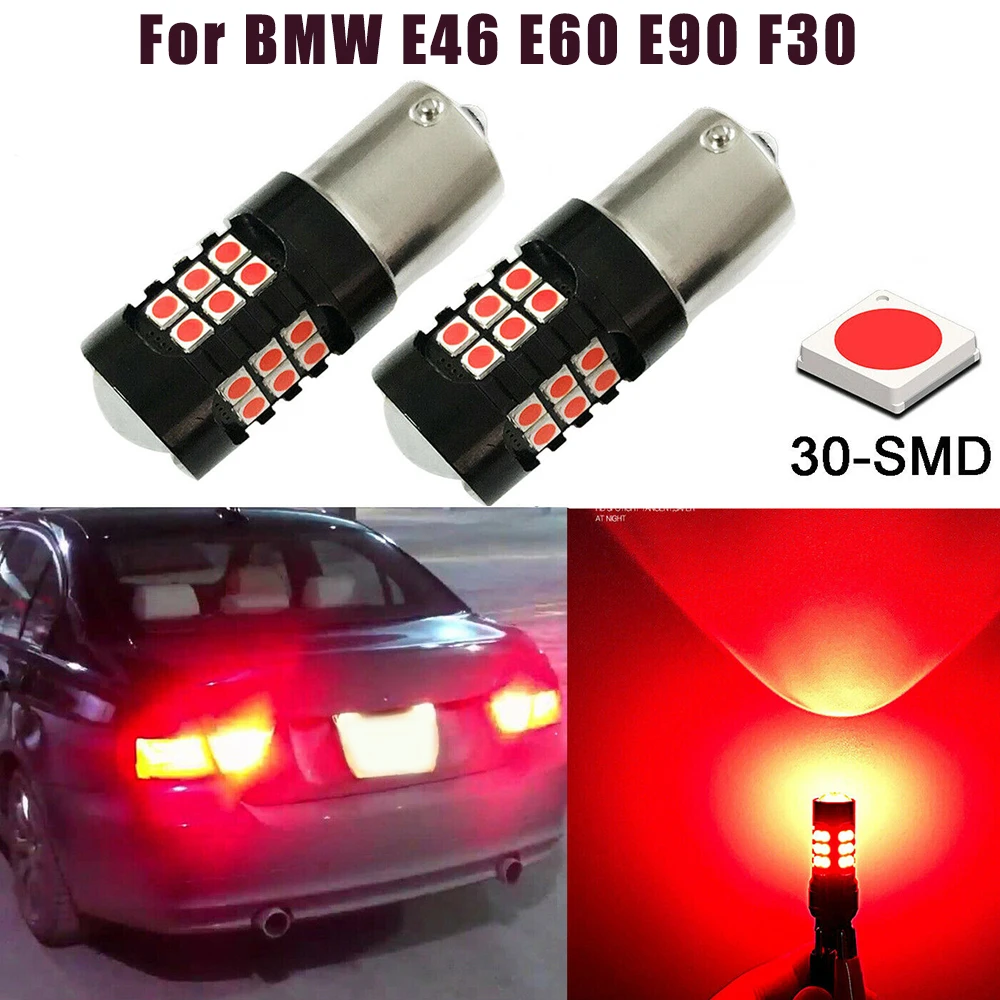 

Car Tail Light Bulbs Accessories Flashing 10V-30V 2Pcs Brake For BMW E46 E60 E90 F30 LED Lights Equippments High Quality