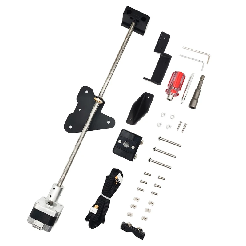 Совместим с Ender3/3S V2 Cr10/10Ss обновленный двойной приводной винт Z-Axis комплект