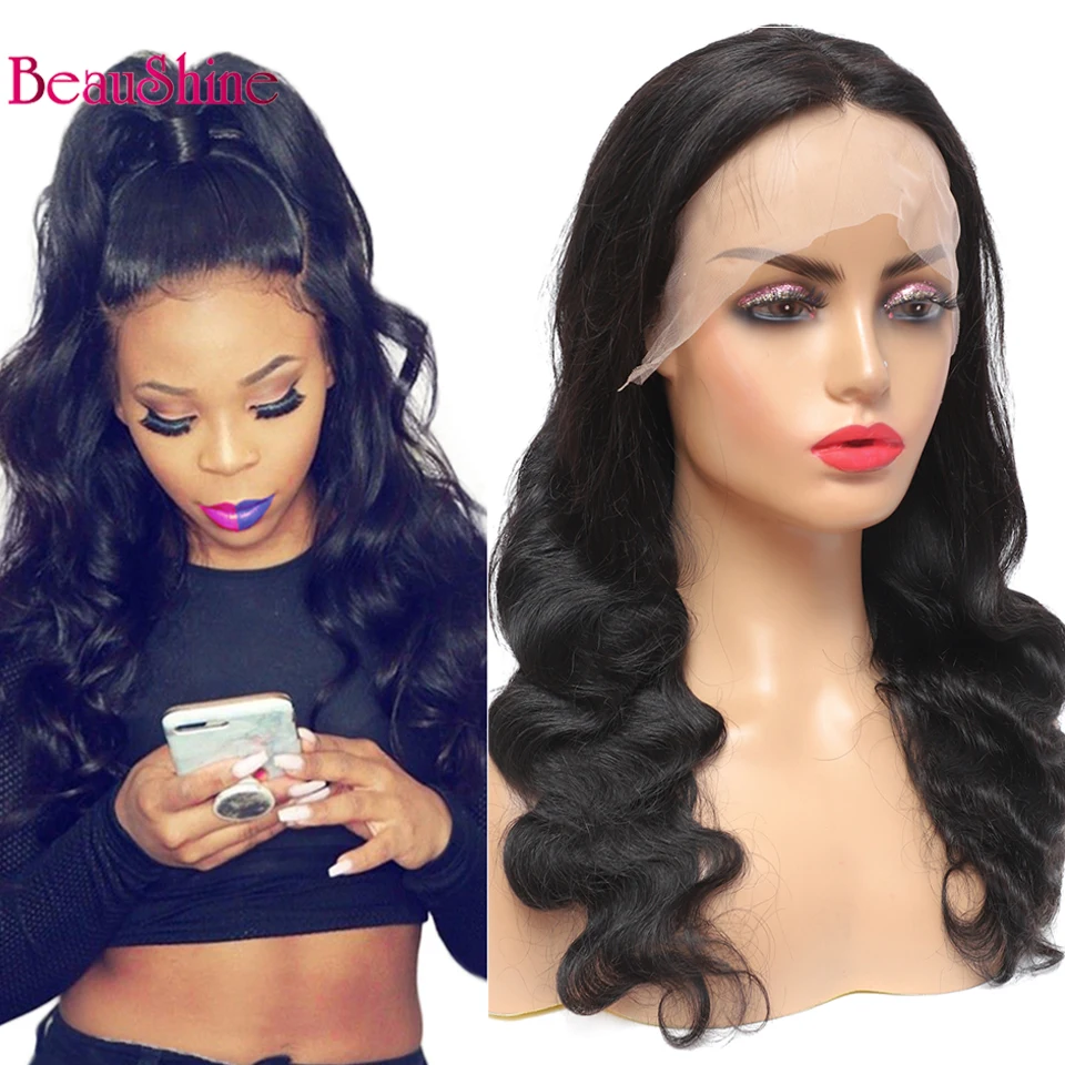 

13X4X1 T Part Body Wave Lace Part Wigs Middle Part Lace Human Hair Wigs For Women Pre Plucked 150% Density