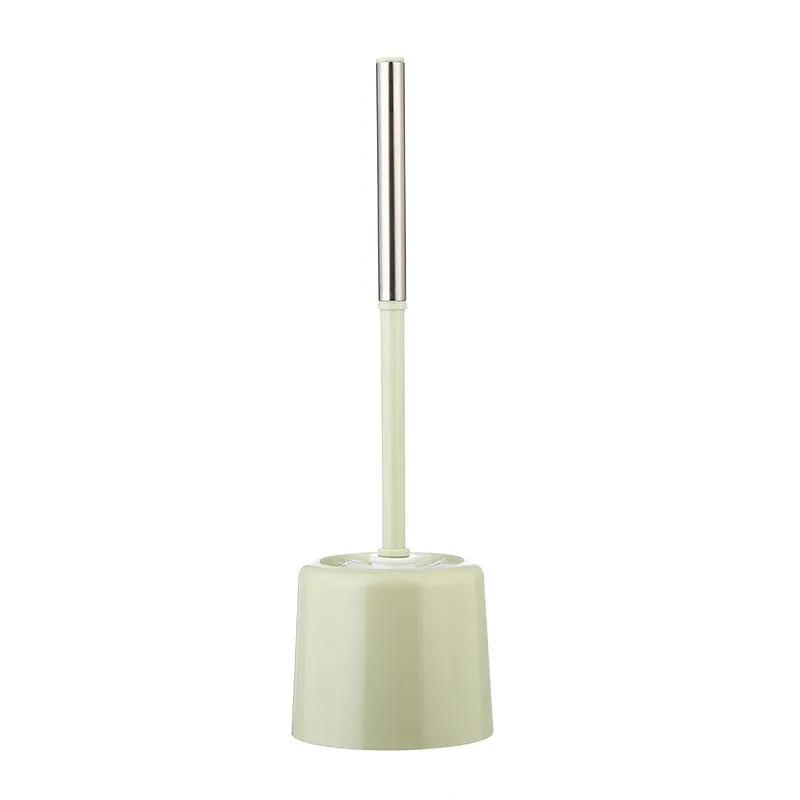 

Toilet brush thick cleaning brush scratch-resistant brush head round long-handled toilet brush to clean bathroom accessories