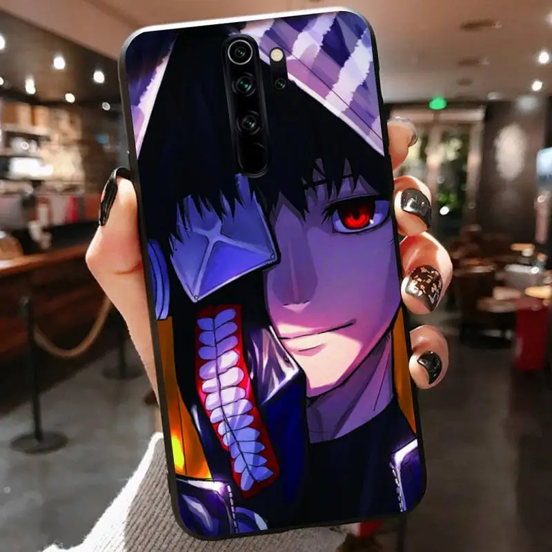 

Japanese anime Tokyo Ghoul Japan Phone Case Black Cover For Redmi 7A 4X 5 6 7 8 8A 5Plus GO Note 4/4X 7 K20/Pro Cases