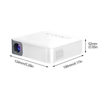 leisure mini projector 1080p support wifi synchronize smart phone screen 200mini projector work with tv stick ps4