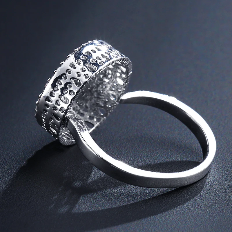 RAKOL большие круглые микро AAA кубический циркон Роскошные Bling обручальные Модные