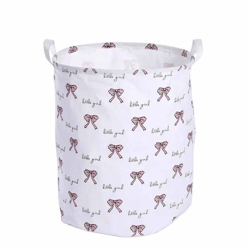 

Storage Baskets,Canvas Fabric Laundry Hamper-Collapsible Storage Bin with Handles,Toy Organizer Bin for Kid's Room,Office