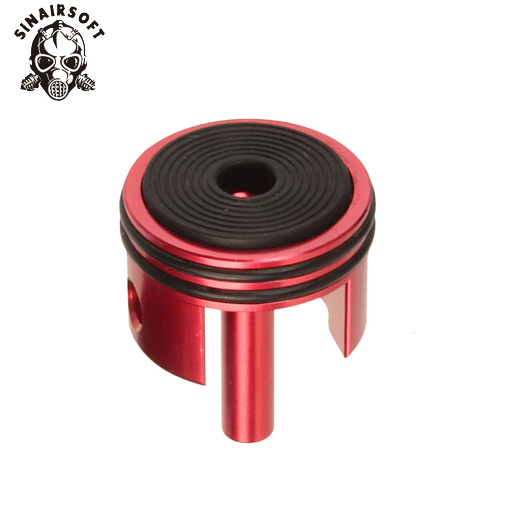 SHS CNC Алюминиевые Двойные уплотнительные кольца резиновые колодки тип головки цилиндра подходит AEG страйкбол Ver.2/3 коробка передач для пейнтбола стрельба аксессуары