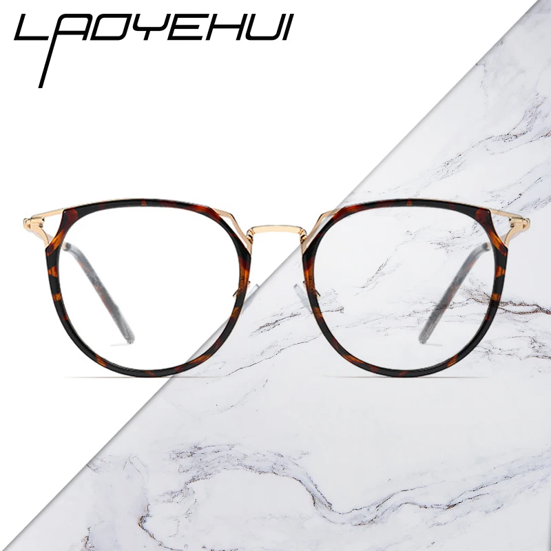 

NEW Cat Eye Transparent Computer Glasses Eyewear Round Optical Women's Prescription Glasses Female Grade Anti Blue Light Glasses