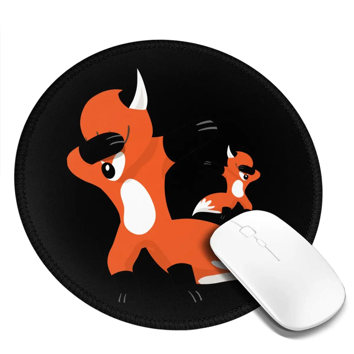 

Fox Mouse Pad Fox dabbing Armrest Cheap Mousepad Picture Desktop Rubber Fantasy Mouse Mat