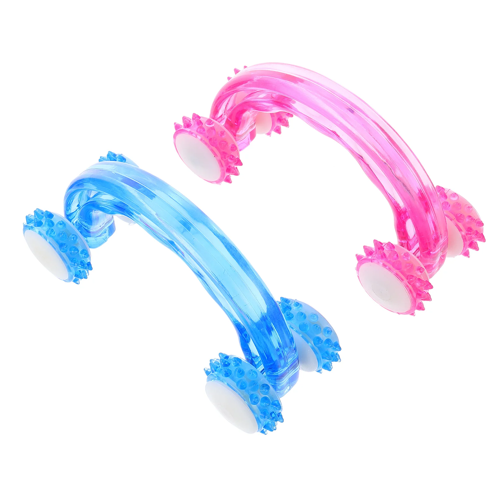 

2pcs Practical Body Massager Simple Plastic Massager Manual Body Care Tool