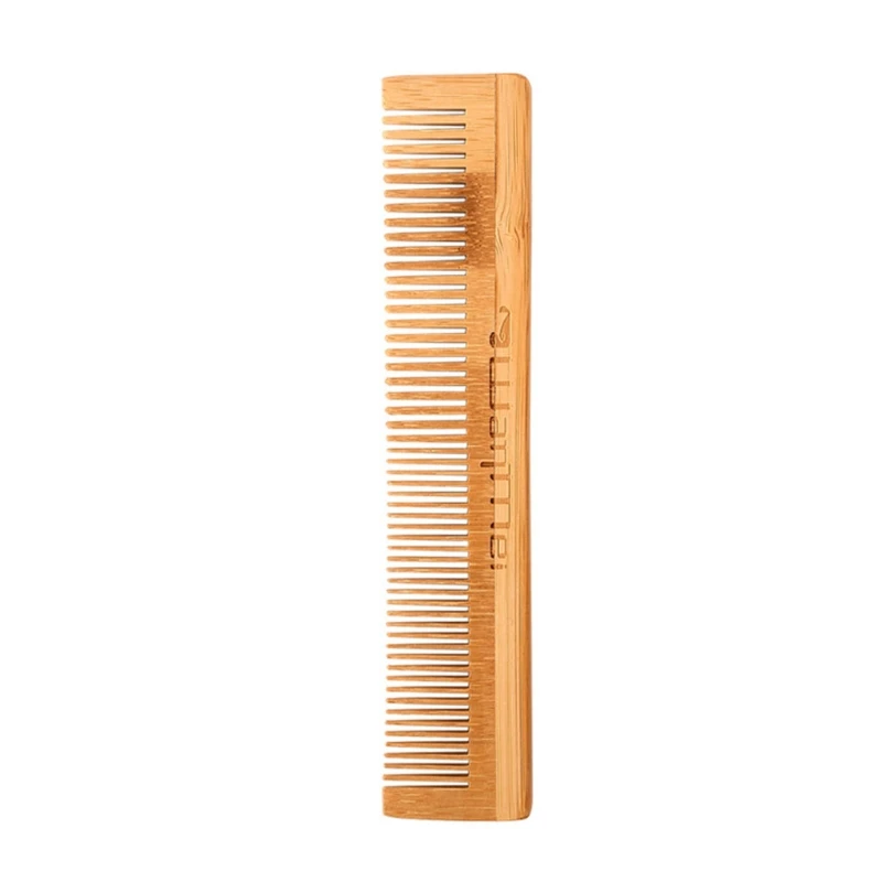 

Y1UF Natural Bamboo Wooden Fine Tooth Comb Anti-Static Comb Hair Care Healthy Comb Massager for Hair Styling Tools