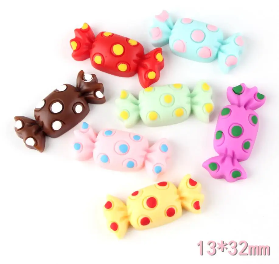 Каваи милый мед конфеты Молоко резиновые кабошоны из Смолы Миниатюрная еда DIY