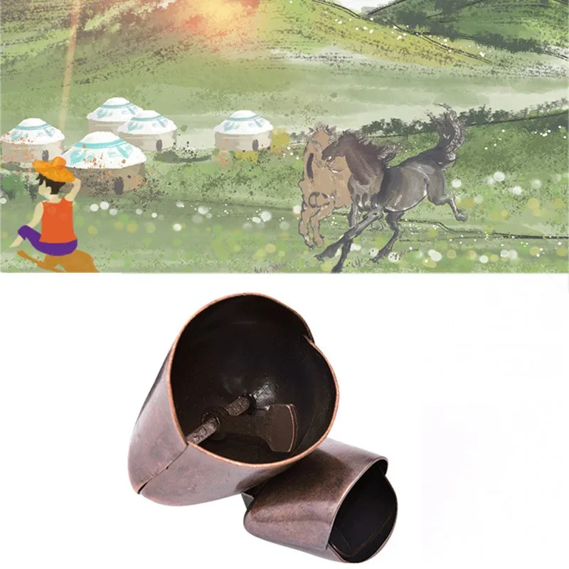 

New Cow Horse Sheep Grazing Copper Bells Large Thickened Cattle Sheep Copper Bells Loud Crisp Spread Farther Loud Prevent The Lo