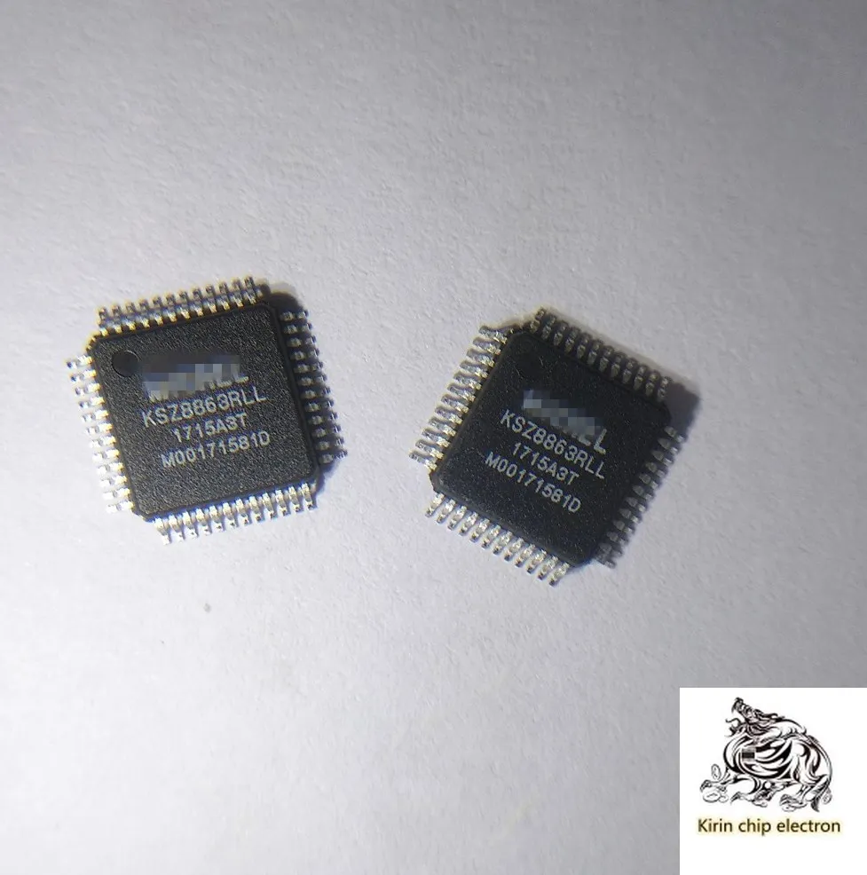 

5pcs/lot KSZ8863RLL KSZ8863 5 8863QFP48 chip controller integrated IC chip