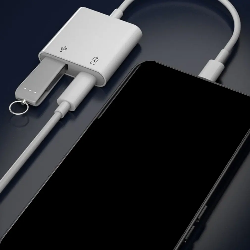 

Type-C OTG Adapter Power Supply USB 3.0 Mobile Phone External U disk Converter Two-In-One Adapter Cable