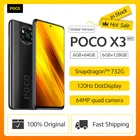 Смартфон глобальная версия POCO X3 NFC, 6 ГБ 64 Гб128 ГБ, Snapdragon 732G, камера 64 мп, 5160 мАч, 33 Вт, экран 6,67 дюйма, 120 Гц, Dot Display