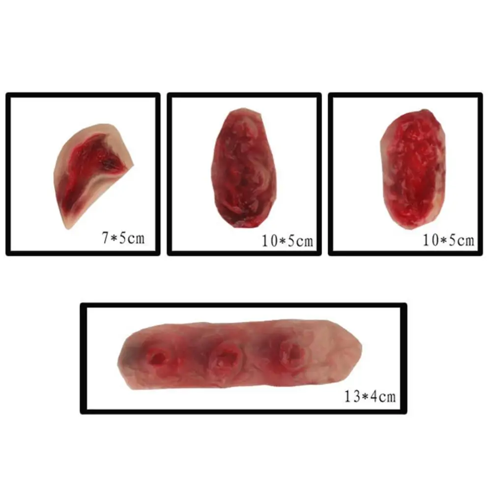 Поддельные шрамы для Хэллоуина наклейки кожи реквизит макияжа ужасов 3D