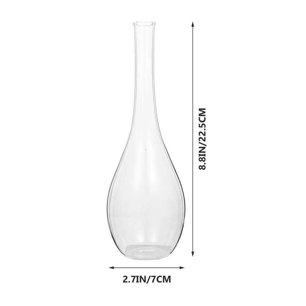 

1Pc Glass Flower Vase Creative Flowerpot Ornament Desktop Decorative Vase