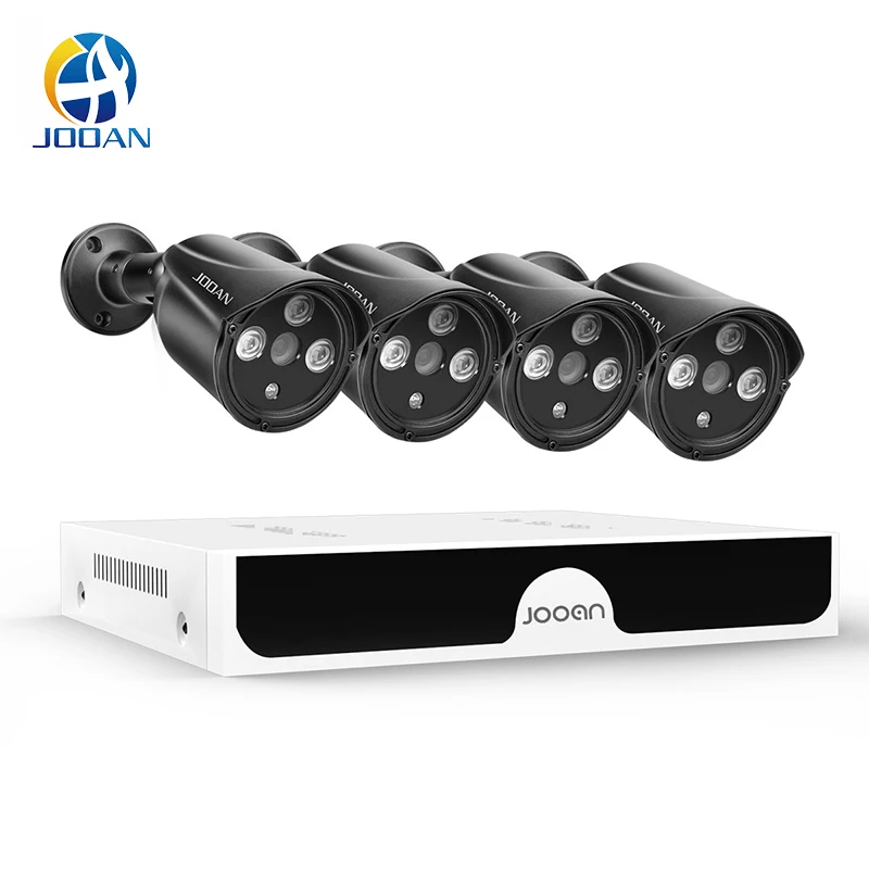 CCTV POE H.265 4CH 4MP POE NVR Kit CCTV System Two Way IP Camera IR Outdoor Waterproof Video Security Surveillance Set