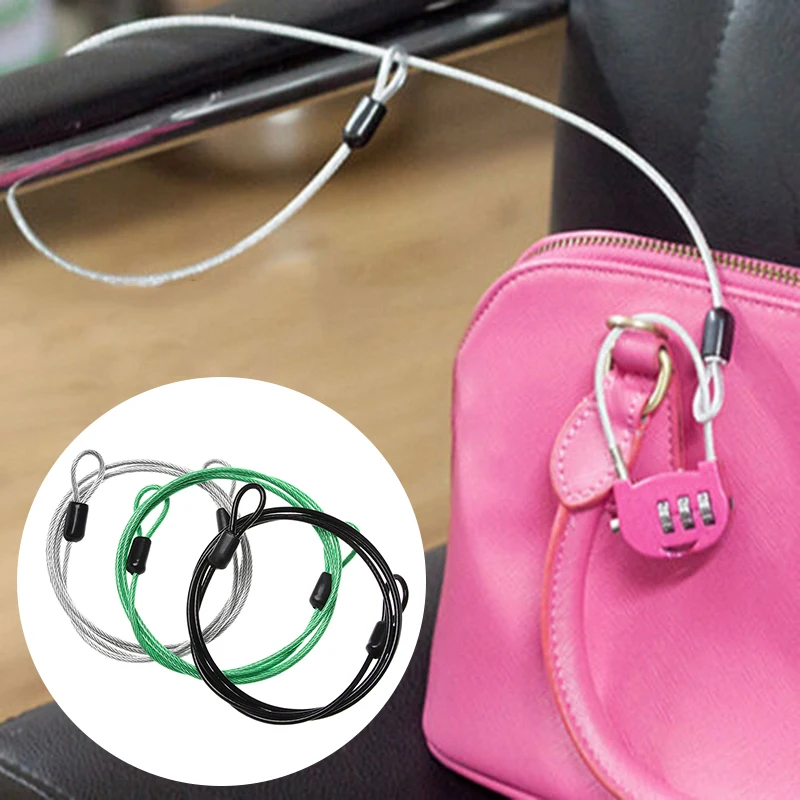 Кабель Велосипедный с защитой от кражи прочный плетеный стальной трос для