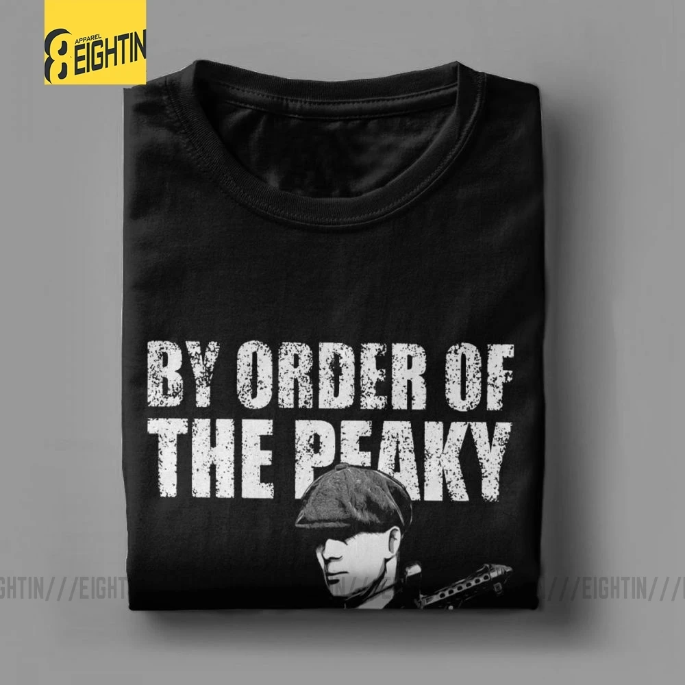 Футболки The Peaky Fookin blinds, хлопок, короткий рукав, круглый вырез, одежда для мужчин, футболки, винтажные, уникальные, 4XL, футболка