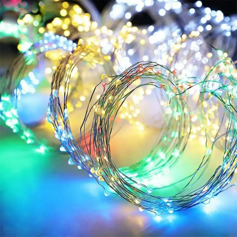 Водопад лозы дерево светодиодный фея люстра Солнечный Мощность светильники для