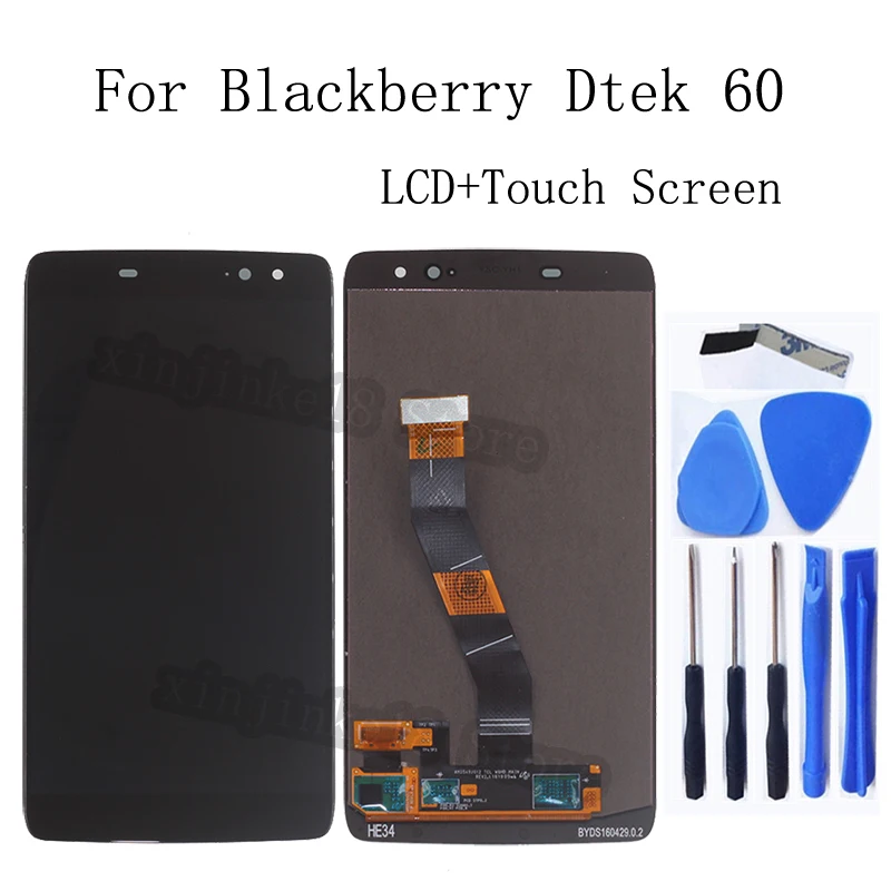 ЖК-дисплей 5 дюйма для Blackberry Dtek 60 + кодирующий преобразователь сенсорного экрана в