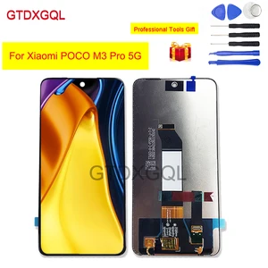 6 5 new display for xiaomi poco m3 pro 5g lcd touch screen digitizer assembly sensor for poco m3 pro 5g m2103k19pg lcds free global shipping