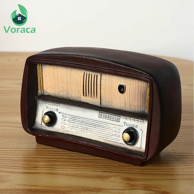 Европейский стиль смоляная радиомодель домашний декор ретро ностальгические