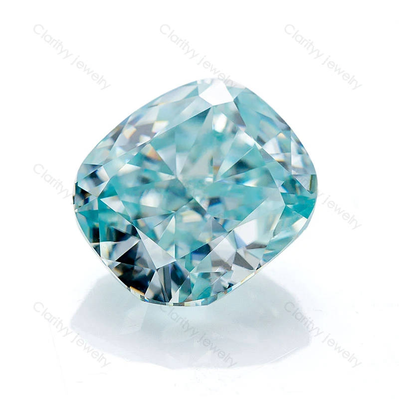 Holycome Moissanite GRA VVS1 оптовая продажа Aqua Blue свободный драгоценный камень дробленый лед
