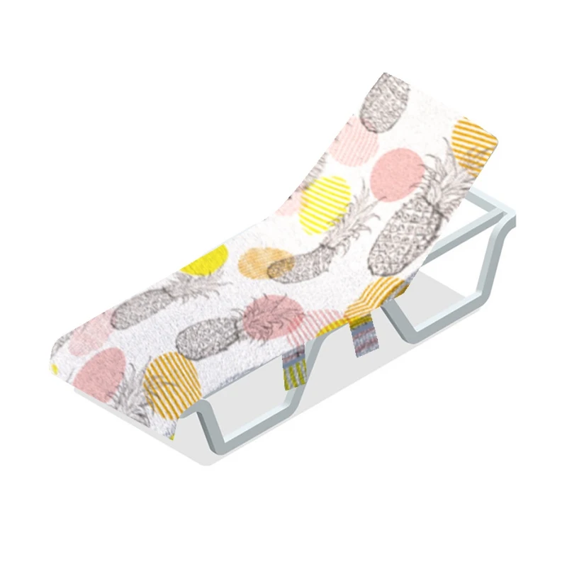 

Quick Drying Beach Towel Chair Cover Microfiber Chaise Lounge Towel Cover With Side Pockets For Pool Sun Lounger Hotel Garden S