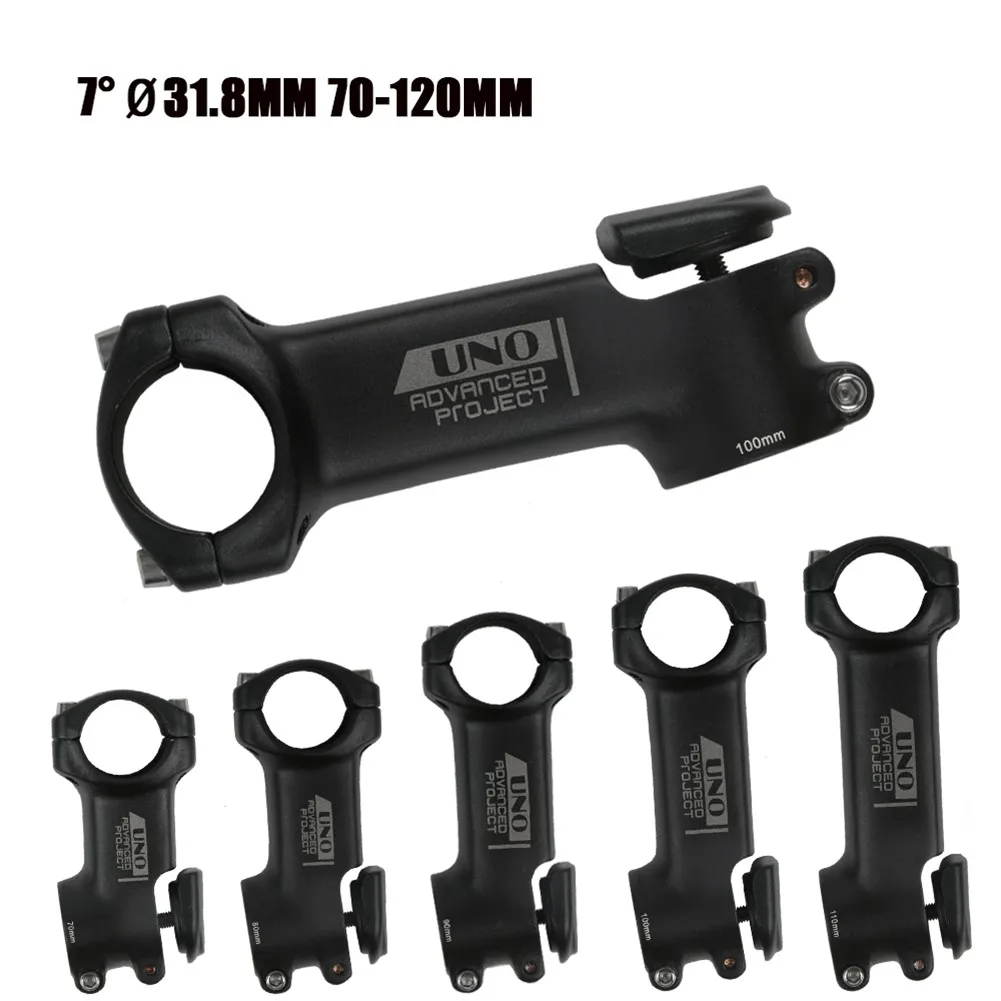 

Bike Accessories Lightweight Stem 7° 31.8mm Aluminum Alloy MTB Road Bike Stem Black Matte For Cycling Bicycle Stem Parts