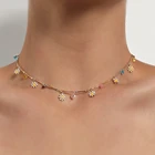 Женское Ожерелье с цветами и маргаритками, яркое колье-чокер с кристаллами, праздничное Ювелирное Украшение на лето, 2022
