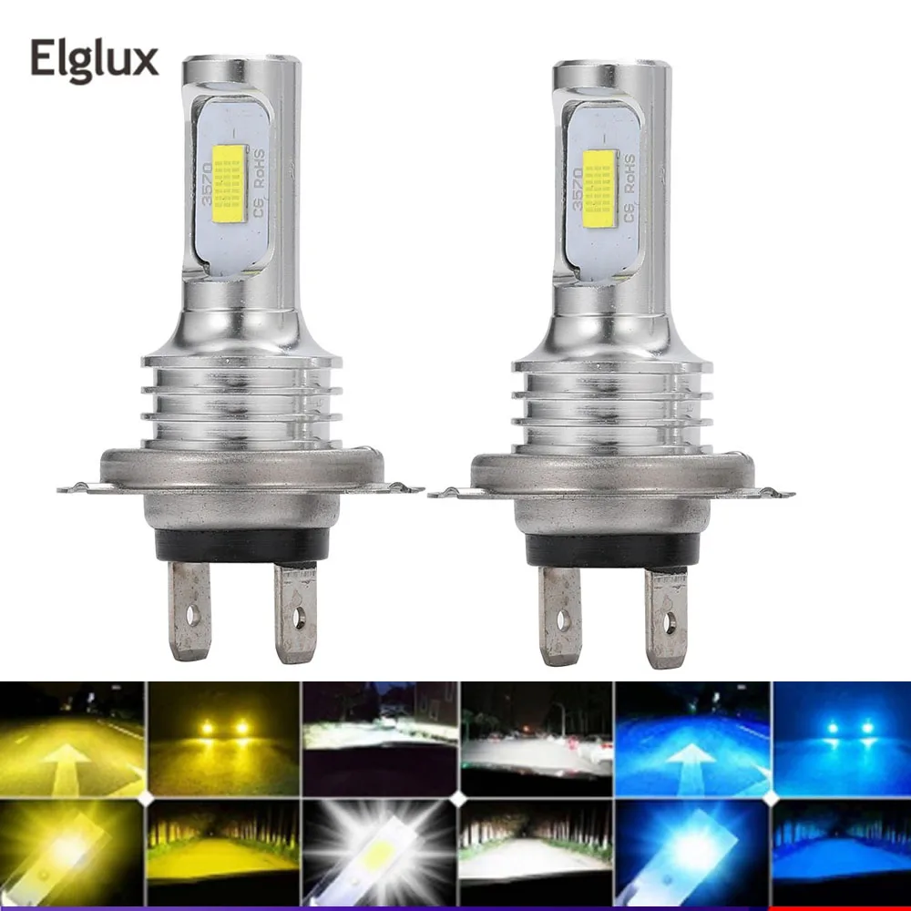 

12000Lm H11 H7 светодиодный CSP автомобилей головной светильник s светодиодный лампы H1 H3 9005 9006 Габаритные огни светильник s DRL Противотуманные свети...